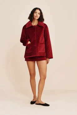 Store ROMEO MINI SKIRT - RED VELVET Coordinating Sets|Skirts