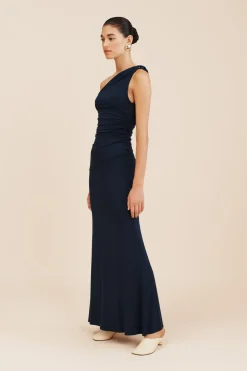 New SASHA ONE SHOULDER TOP - ROYAL BLUE Knitwear|Tops