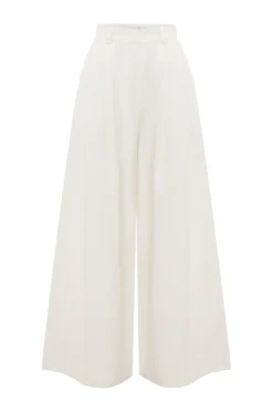 Shop WESLEY TROUSER - VINTAGE WHITE Trousers